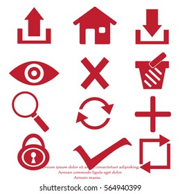 Web icons. edit and customize