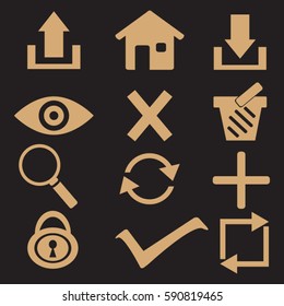 Web icons. edit and customize
