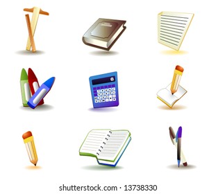 Web Icons (Education)- Vector