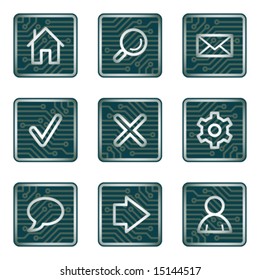 Web icons, electronics series