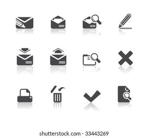 iconos web , correo electrónico
