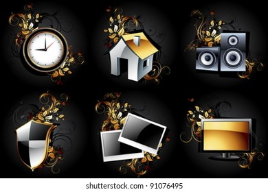  web icons high detailed set
