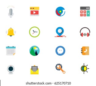 Web Icons Isolated