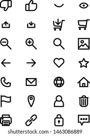 web icons kit outline complete