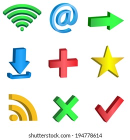 Web icons for web and mobile applications. Vector illustration.