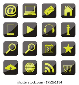 Web icons for web and mobile applications. Vector illustration.