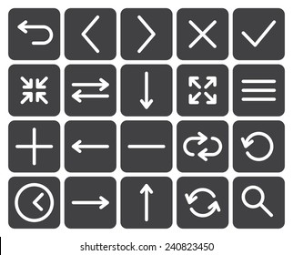 Web icons (modern flat design)