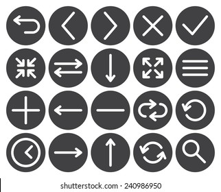 Web icons (modern flat design)