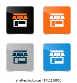 Web icons of online shop. Vector illustration