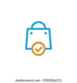 Web icons for online stores, from various shopping bag icons in various shapes. Actionable vector stroke 96x96 Pixel Perfect.