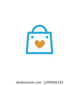 Iconos web para tiendas en línea, de varios íconos de bolsas de compras de varias formas. Accionable vectorial de trazo 96x96 Pixel Perfecto.