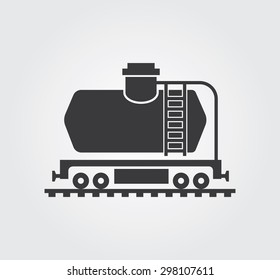 Web icons: rail tanker
