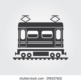 Web icons: railway carriage