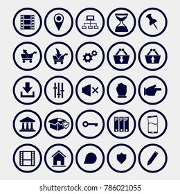 web icons set. 25 icons