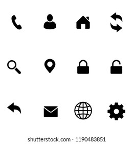 web icons set