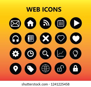 Web icons set 