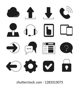 web icons set