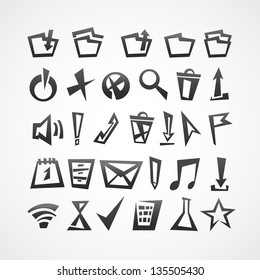 web icons set