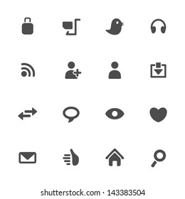 Web icons set
