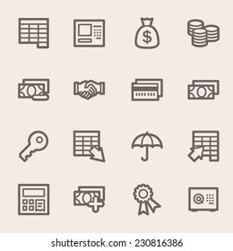 Conjunto de iconos web