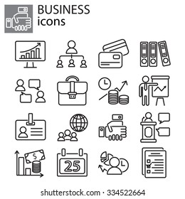 Web icons set - Business