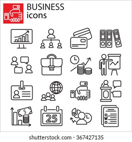 Web icons set - Business