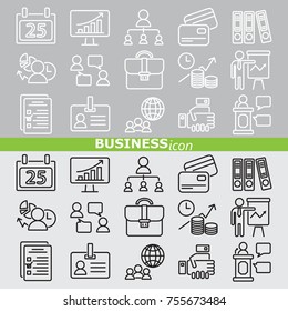 Web icons set - Business