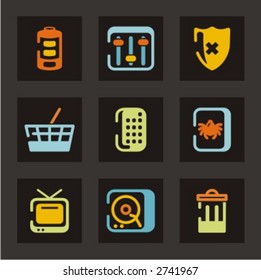 Web icons set. Check my portfolio for much more of this series as well as thousands of similar and other great vector items.