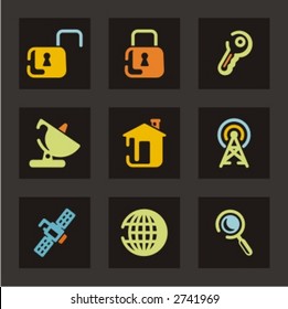Web icons set. Check my portfolio for much more of this series as well as thousands of similar and other great vector items.