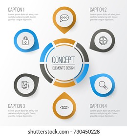 Web Icons Set. Collection Of Unlock, Glance, Positive And Other Elements. Also Includes Symbols Such As Add, Plus, Browse.