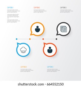 Web Icons Set. Collection Of Website Bookmarks, Virtual Storage, Account And Other Elements. Also Includes Symbols Such As Storage, Account, Profile.