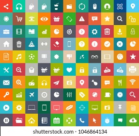 web icons set, communication Icons, computer and mobile icons, media icons