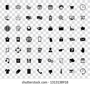 web icons set for computer. website and mobile apps - Business, finance, communication and internet. information technology sign symbols