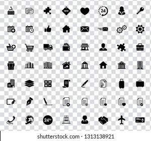 web icons set for computer. website and mobile apps - Business, finance, communication and internet. information technology sign symbols