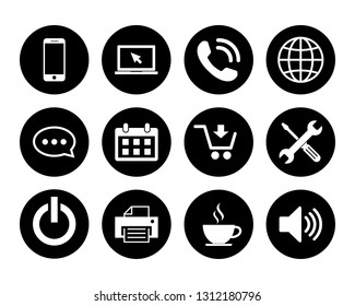 Web icons set. Web design icon. computer and mobile icons