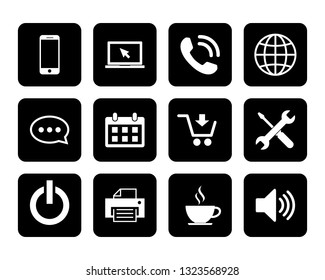 Web icons set. Web design icon. computer and mobile icons
