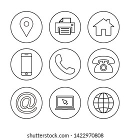 Web icons set. Web design icon. computer and mobile icons.