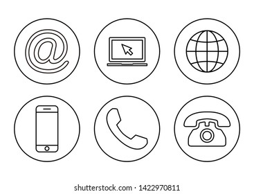 Web icons set. Web design icon. computer and mobile icons.