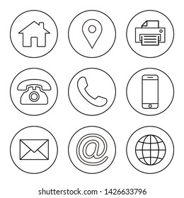 Web icons set. Web design icon. computer and mobile icons.