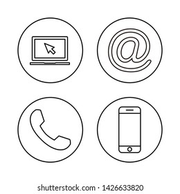 Web icons set. Web design icon. computer and mobile icons.