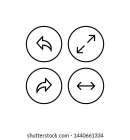 Web icons set. Web design icon logo template