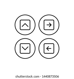 Web icons set. Web design icon logo template