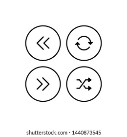 Web icons set. Web design icon logo template