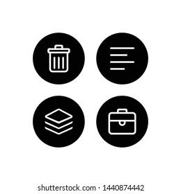Web icons set. Web design icon logo template