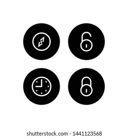 Web icons set. Web design icon logo template
