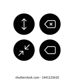 Web icons set. Web design icon logo template