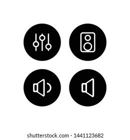 Web icons set. Web design icon logo template