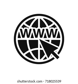 Web Icons set, Network sign, template design element, Vector illustration