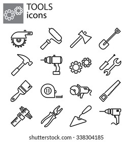 Web icons set. Tools