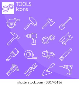 Web icons set. Tools